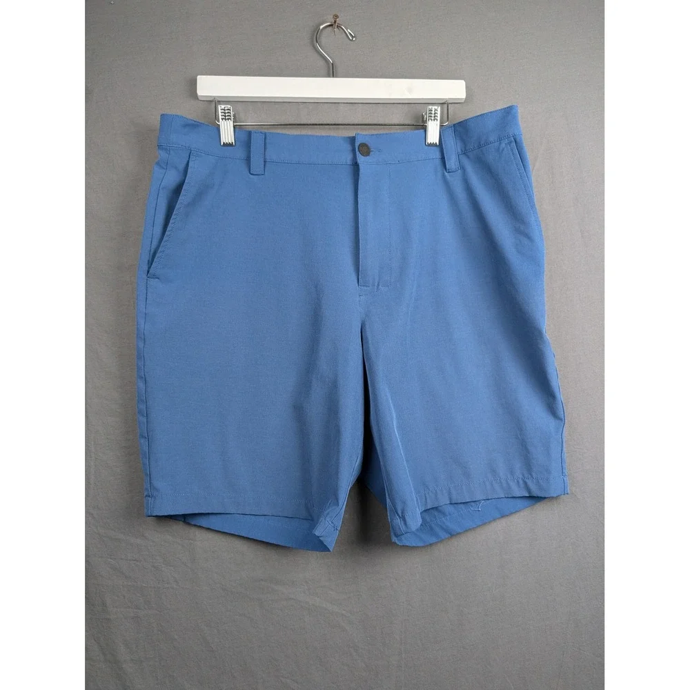 Banana Republic Mens Core Temp Blue Ripstop Performance Golf Shorts Size 38